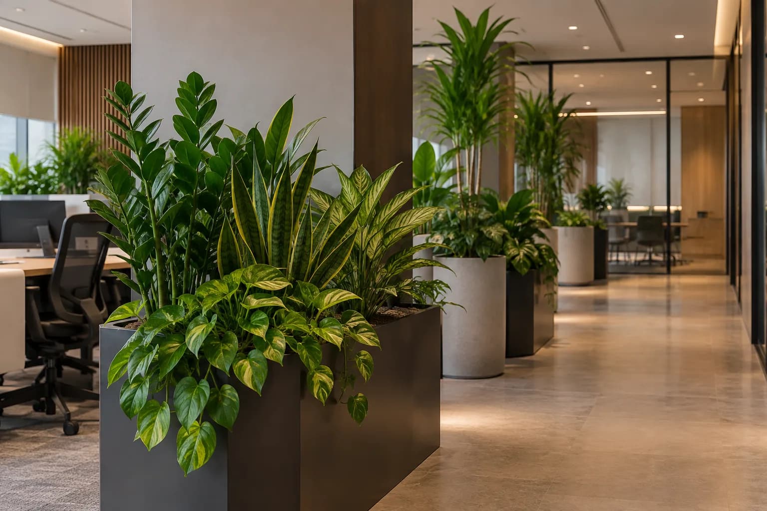 What Are the Best Low-Light Plants for Offices in Riyadh?